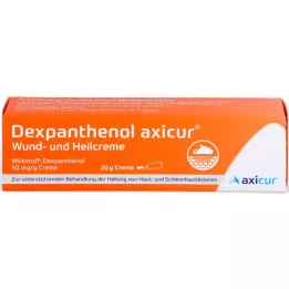 DEXPANTHENOL axicur crema per ferite e cicatrizzazione 50 mg/g, 20 g