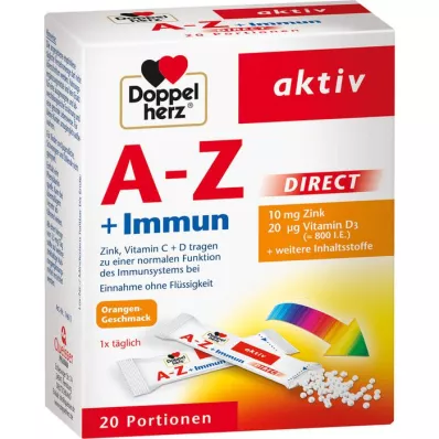 DOPPELHERZ A-Z+Immun DIRECT Pellet, 20 pz