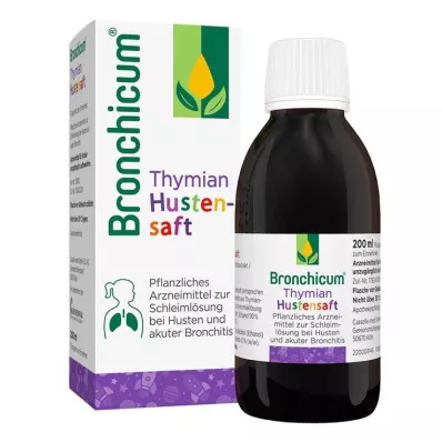 BRONCHICUM Sciroppo per la tosse al timo, 200 ml BRONCHICUM Sciroppo per la tosse al timo, 200 ml