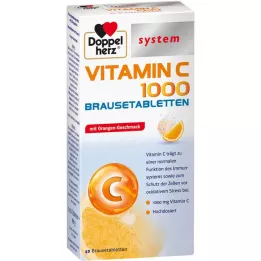 DOPPELHERZ Vitamina C 1000 sistema Compresse effervescenti, 40 pz
