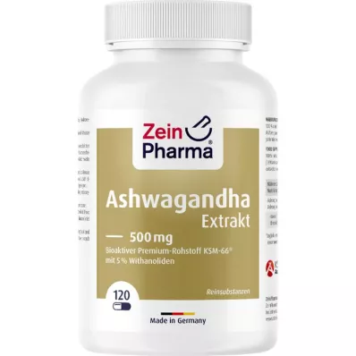ASHWAGANDHA EXTRAKT 500 mg capsule, 120 pezzi
