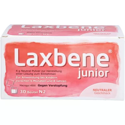 LAXBENE junior 4 g neutro PLE Kdr.6 Mon.-8 anni, 30X4 g