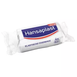 HANSAPLAST banda di fissaggio elastica, increspata 8 cm x 4 m, 1 pz
