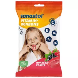 SANOSTOL Caramelle vitaminiche lampone-cassis, 75 g