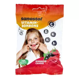 SANOSTOL Caramelle vitaminiche lampone-cassis, 75 g
