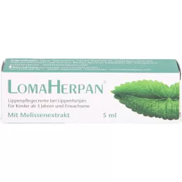 LOMAHERPAN Crema per la cura delle labbra con estratto di melissa, 5 ml