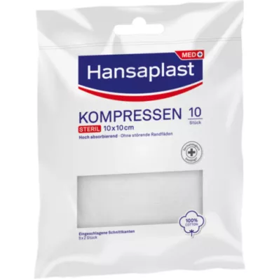 HANSAPLAST Compresse sterili 10x10 cm, 5X2 pz