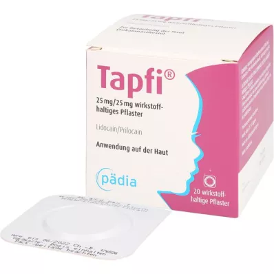 TAPFI Cerotto da 25 mg/25 mg contenente principio attivo, 20 pezzi