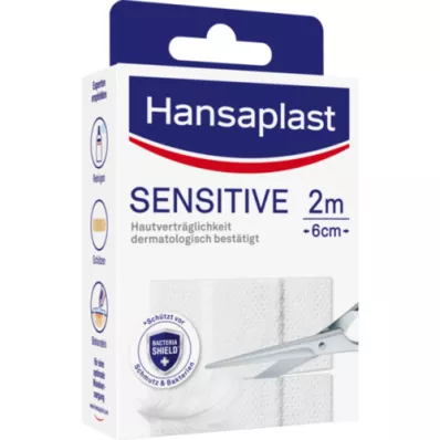 HANSAPLAST Gesso sensibile ipoallergenico 6 cmx2 m, 1 pz