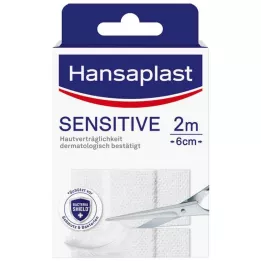 HANSAPLAST Gesso sensibile ipoallergenico 6 cmx2 m, 1 pz