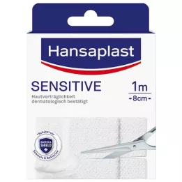 HANSAPLAST Gesso sensibile ipoallergenico 8 cmx1 m, 1 pz