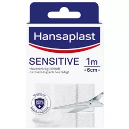 HANSAPLAST Gesso sensibile ipoallergenico 6 cmx1 m, 1 pz