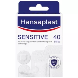 HANSAPLAST Strisce ipoallergeniche di gesso sensibile, 40 pezzi