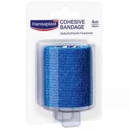 HANSAPLAST Benda di fissaggio autoadesiva.6 cmx4 m blu, 1 pz