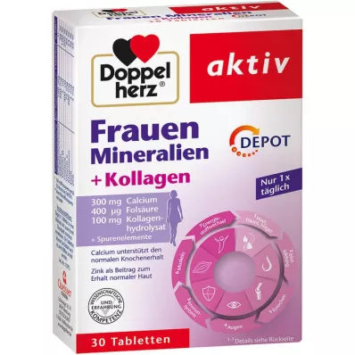 DOPPELHERZ Minerali+Collagene Depot Donna Tbl, 30 pz