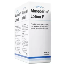 AKNEDERM Lozione F, 2X30 ml