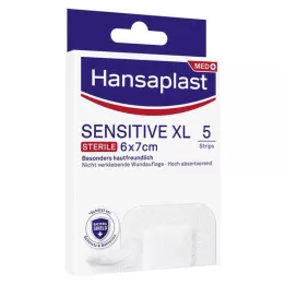 HANSAPLAST Medicazione sensibile per ferite sterile 6x7 cm, 5 pz