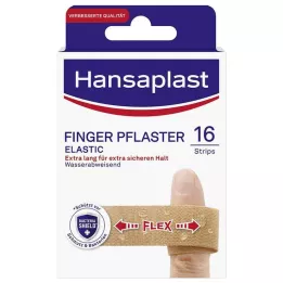 HANSAPLAST Strisce di cerotto elastico per dita, 16 pz