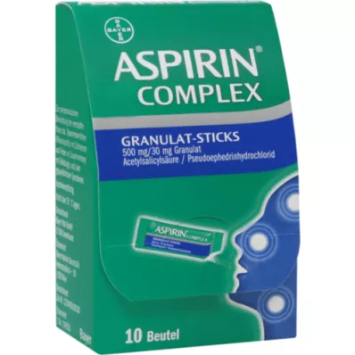 ASPIRIN Granuli Complex Sticks 500 mg/30 mg Gran, 10 pz