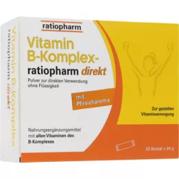 VITAMIN B-KOMPLEX-ratiopharm direct powder, 20 pz