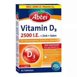 ABTEI Vitamina D3 2500 U.I. Compresse, 42 pz
