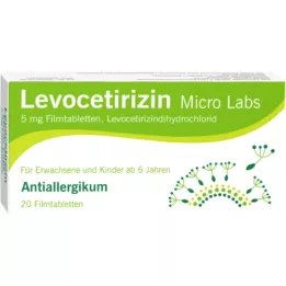 LEVOCETIRIZIN Micro Labs 5 mg compresse rivestite con film, 20 pz