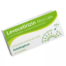 LEVOCETIRIZIN Micro Labs 5 mg compresse rivestite con film, 20 pz
