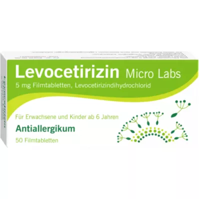 LEVOCETIRIZIN Micro Labs 5 mg compresse rivestite con film, 50 pz