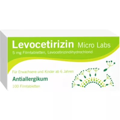 LEVOCETIRIZIN Micro Labs 5 mg compresse rivestite con film, 100 pz