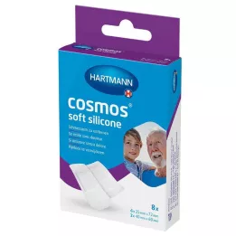 COSMOS strisce di cerotto in silicone morbido 2 misure, 8 pezzi