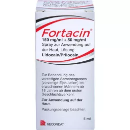 FORTACIN 150 mg/ml + 50 mg/ml spray per applicazione cutanea, 5 ml