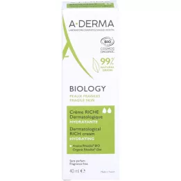 A-DERMA Crema biologia ricca dermatologica, 40 ml