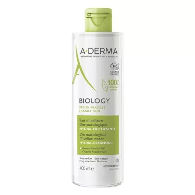 A-DERMA Biology Tonico micellare per il viso, 400 ml