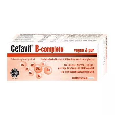 CEFAVIT B-complete capsule rigide, 60 pz CEFAVIT B-complete capsule rigide, 60 pz