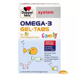 DOPPELHERZ Omega-3 gel tabs sistema famiglia, 120 pz