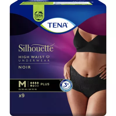 TENA SILHOUETTE più M noir, 9 pc