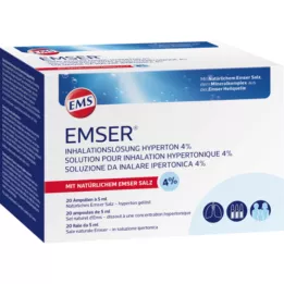 EMSER Soluzione per inalazione ipertonica 4%, 20X5 ml