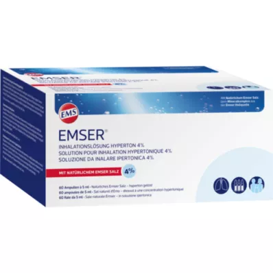 EMSER Soluzione per inalazione ipertonica 4%, 60X5 ml