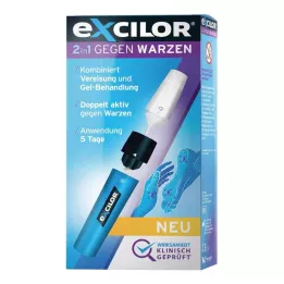 EXCILOR confezione combinata 2in1 contro le verruche, 1 p