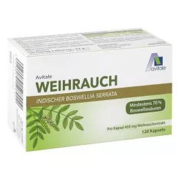 WEIHRAUCH 450 mg di Boswellia Serrata Capsule, 120 Capsule