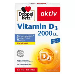 DOPPELHERZ Vitamina D3 2000 U.I. compresse, 50 pz