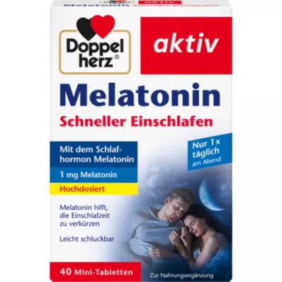 DOPPELHERZ Melatonina in compresse, 40 pezzi