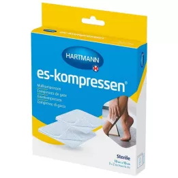 ES-KOMPRESSEN 17°filo sterile 10x10 cm 8ply, 5X2 pz