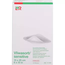 VLIWASORB medicazione sensibile superassorbente 15x25 cm, 10 pz