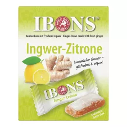 IBONS Caramelle gommose Ginger Lemon Box, 60 g
