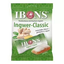 IBONS Sacchetto di caramelle gommose Ginger Classic, 92 g