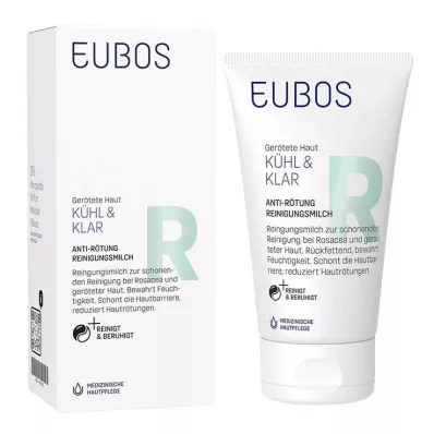 EUBOS KÜHL &amp; KLAR Latte detergente antiarrossamento, 150 ml