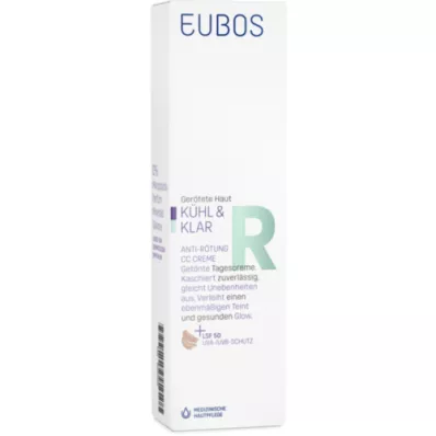 EUBOS KÜHL &amp; KLAR Anti-arrossamento CC Crema LSF 50, 30 ml