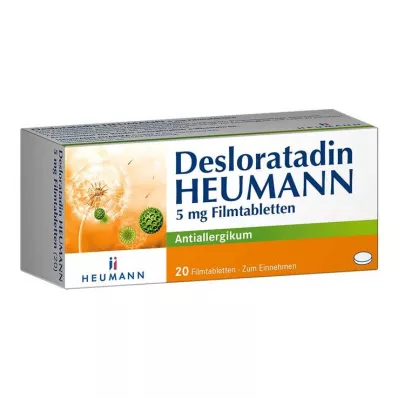 Desloratadina HEUMANN 5 mg compresse rivestite con film, 20 pz