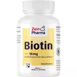 BIOTIN capsule da 10 mg ad alto dosaggio, 120 pezzi
